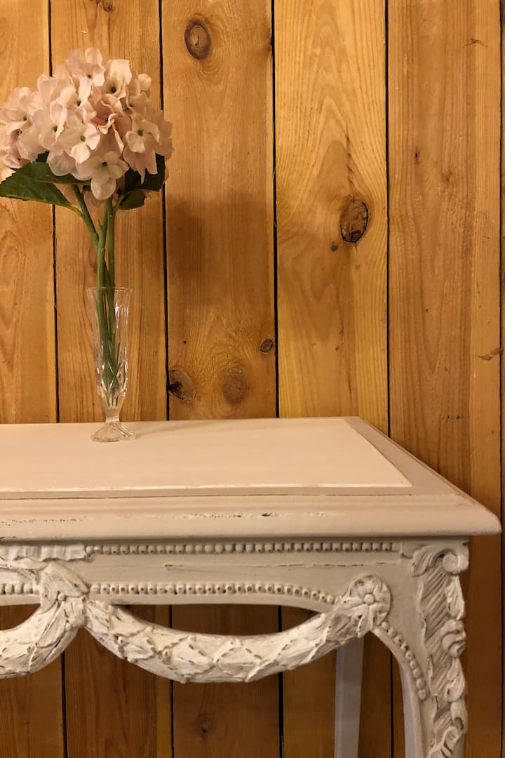 Table rectangulaire de style Louis xvi