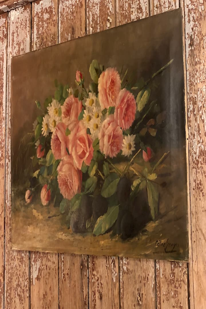 Tableau de roses.