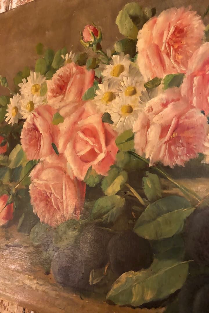Tableau de roses.