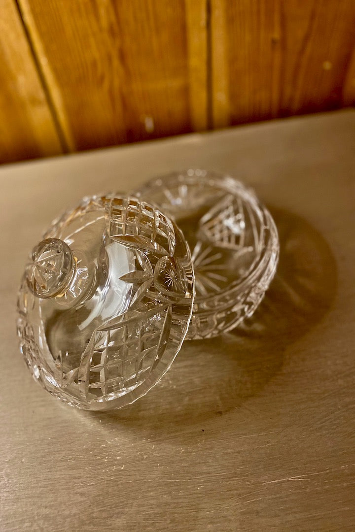 Bonbonnière en cristal