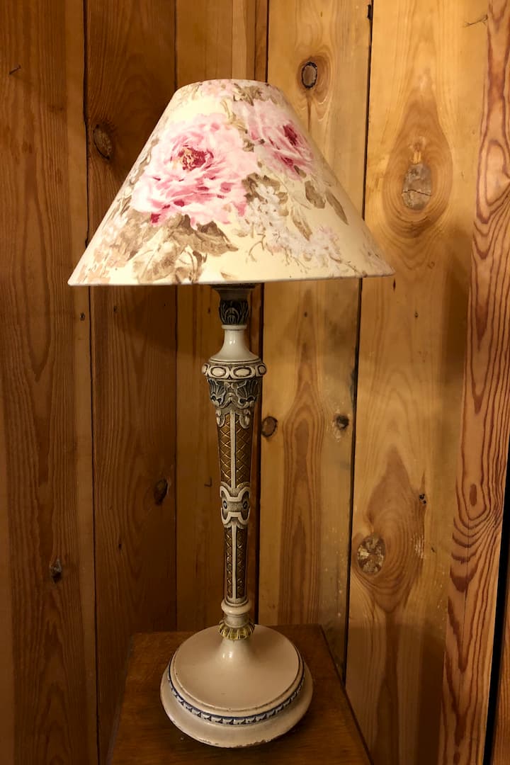 Lampe en bois